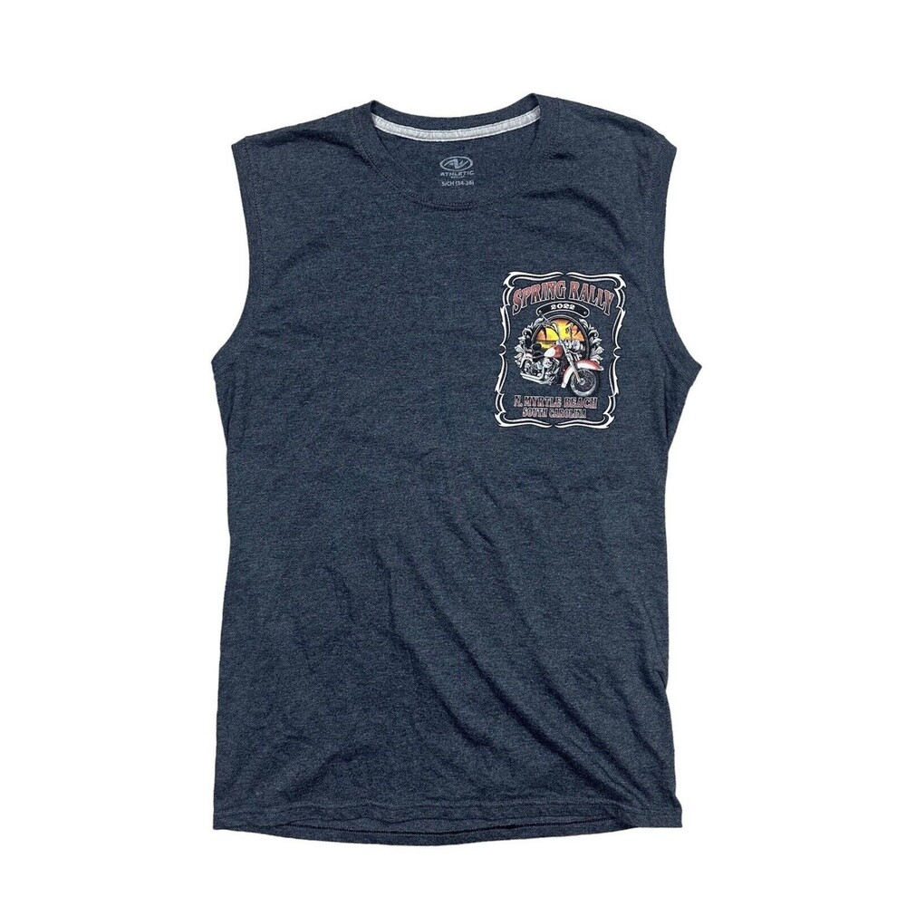 Spring Rally Myrtle Beach Bike Rally Graphic Tank Top Size Small Bike Week